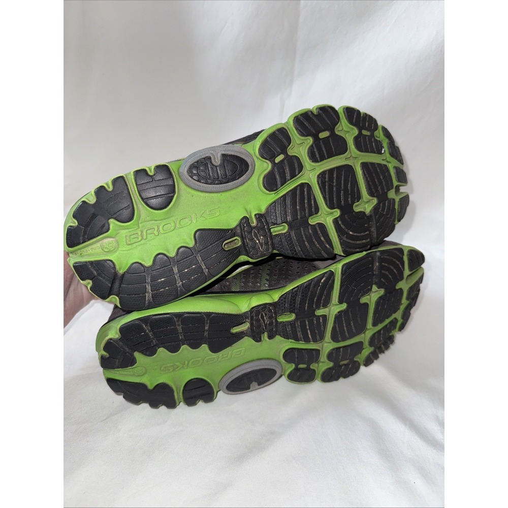 Brooks Pure Cadence Gray‎ Green Athletic Shoes Sneakers 1101101D085 Size 8 - Picture 7 of 8